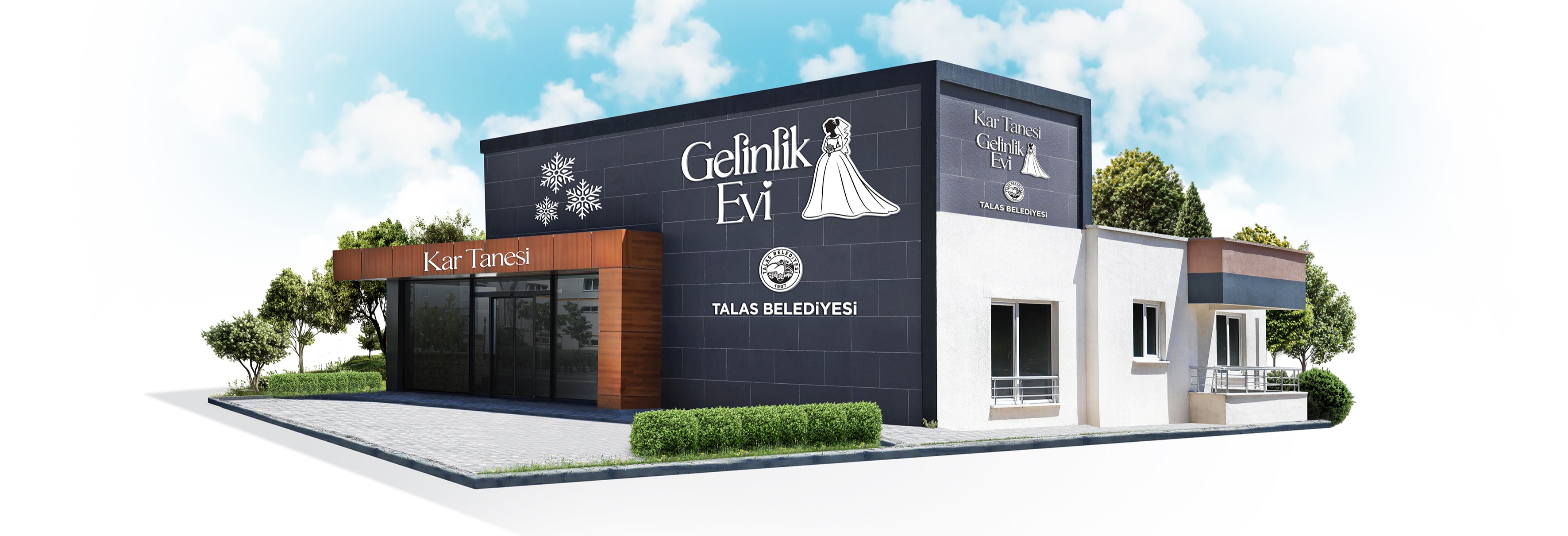 TALAS’TAN AİLE YILINA ÖNEMLİ KATKI: KAR TANESİ GELİNLİK EVİ