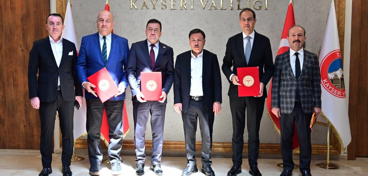 Kayseri OSB Sağlık Merkezi Valilik’te İmzalanan Protokolle Sağlık Müdürlüğüne Tahsis Edildi