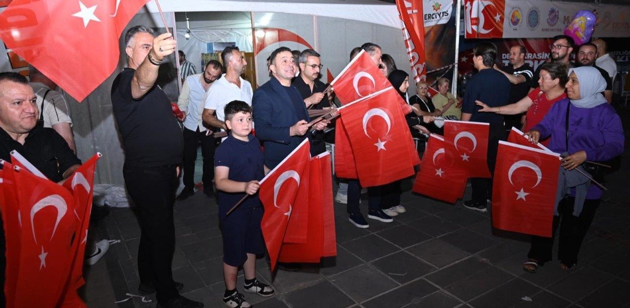 Kayseri OSB, 15 Temmuz Demokrasi ve Milli Birlik Günü’nde meydandaki yerini aldı