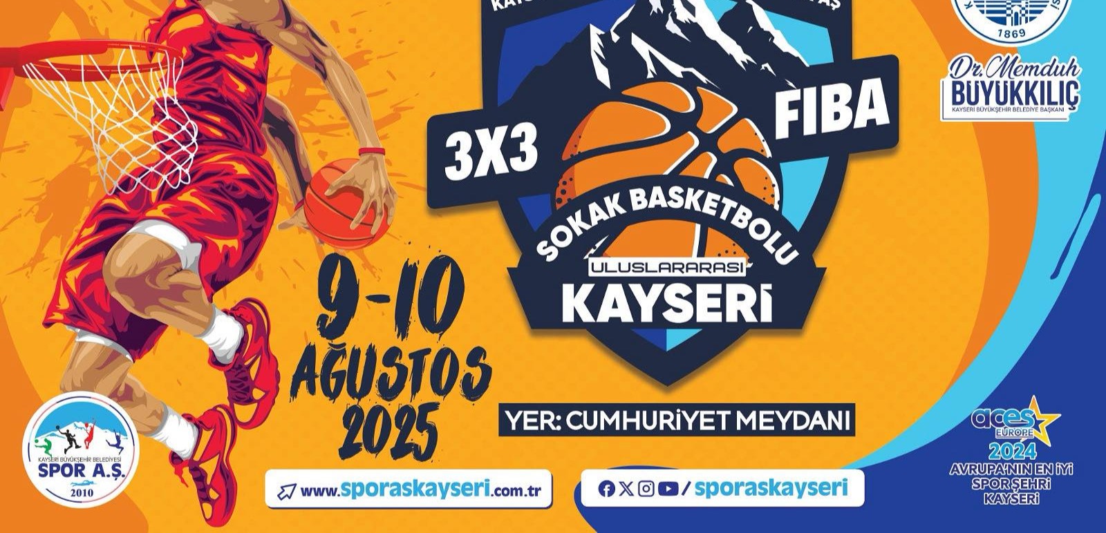 TÜRKİYE’DE BİR İLK! BÜYÜKŞEHİR, DÜNYA SOKAK BASKETBOLUNUN KALBİNİ CUMHURİYET MEYDANI’NA TAŞIYOR