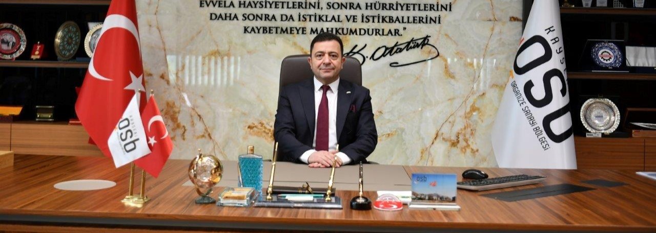 Kayseri OSB Başkanı Mehmet Yalçın’dan Gazeteciler ve Basın Bayramı Mesajı
