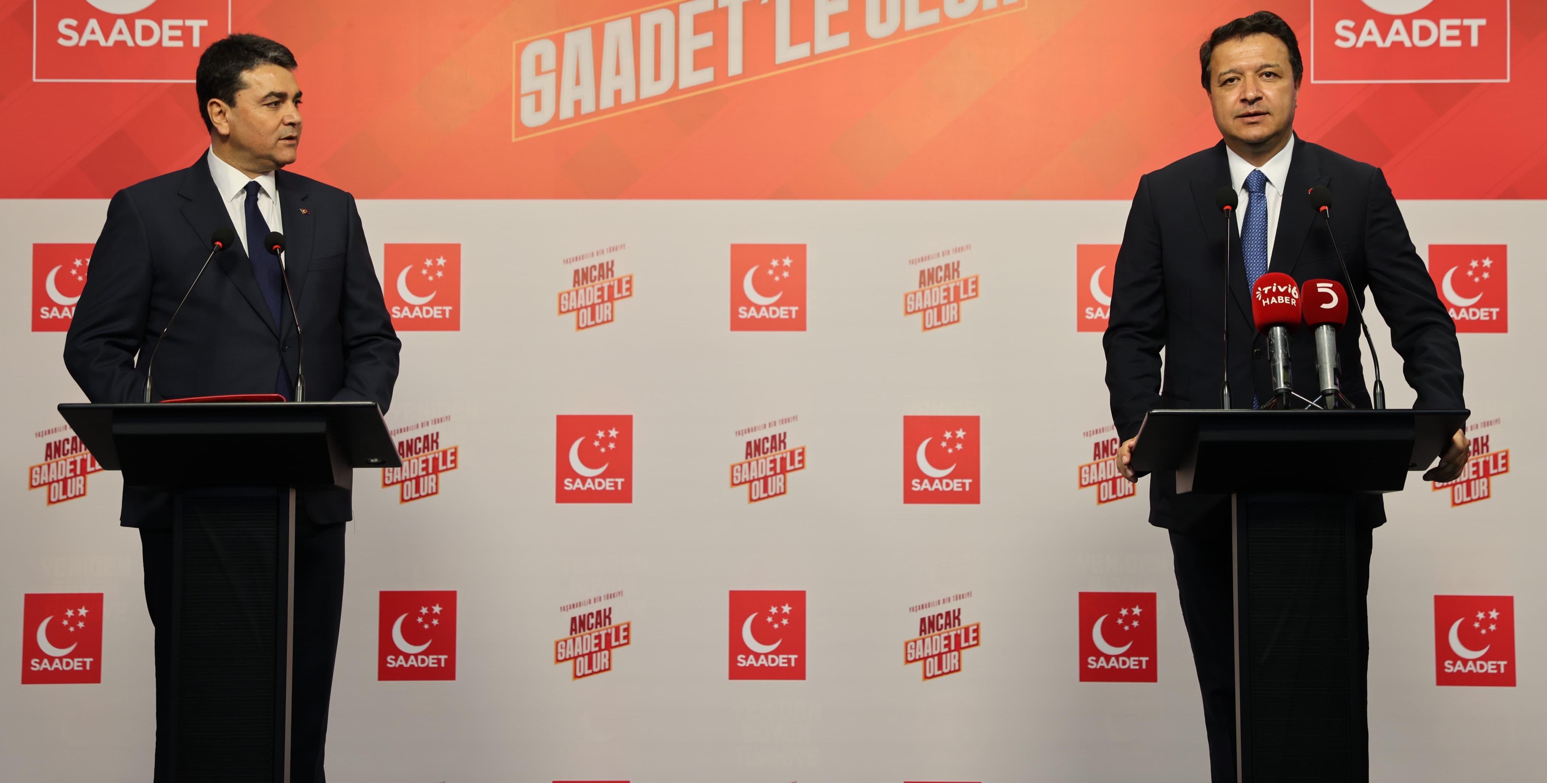 DP GENEL BAŞKANI UYSAL’DAN SAADET PARTİSİ’NE ZİYARET