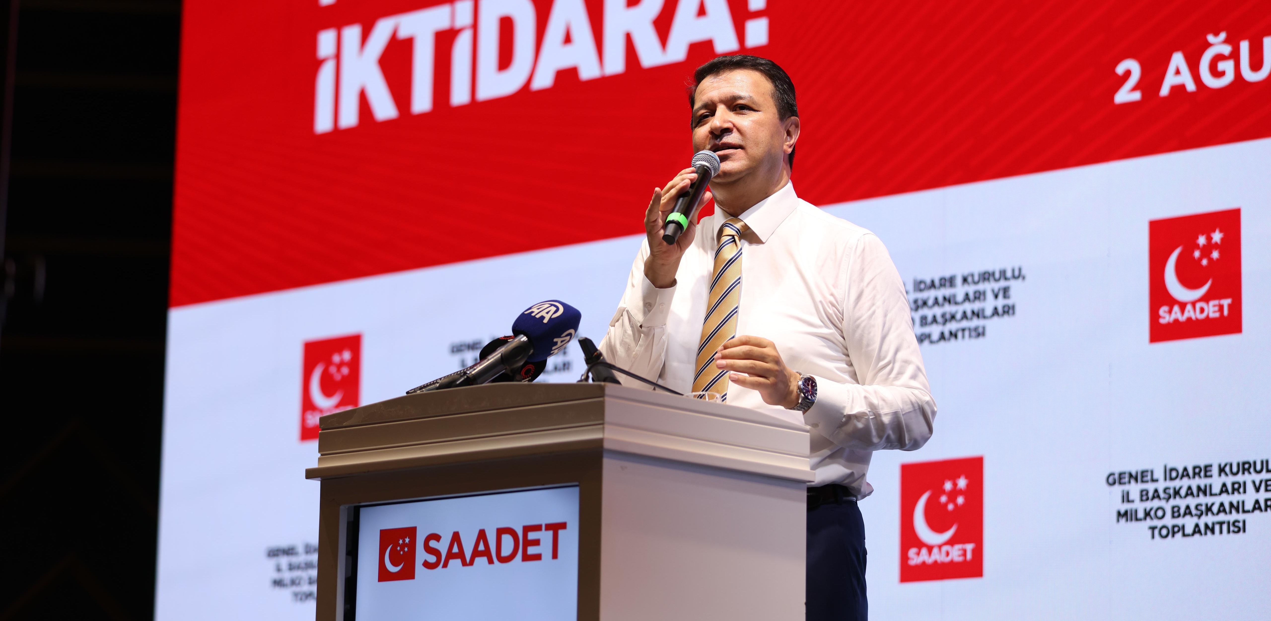 SAADET PARTİSİ, GAZZE’YE GEMİ GÖNDERİYOR! 