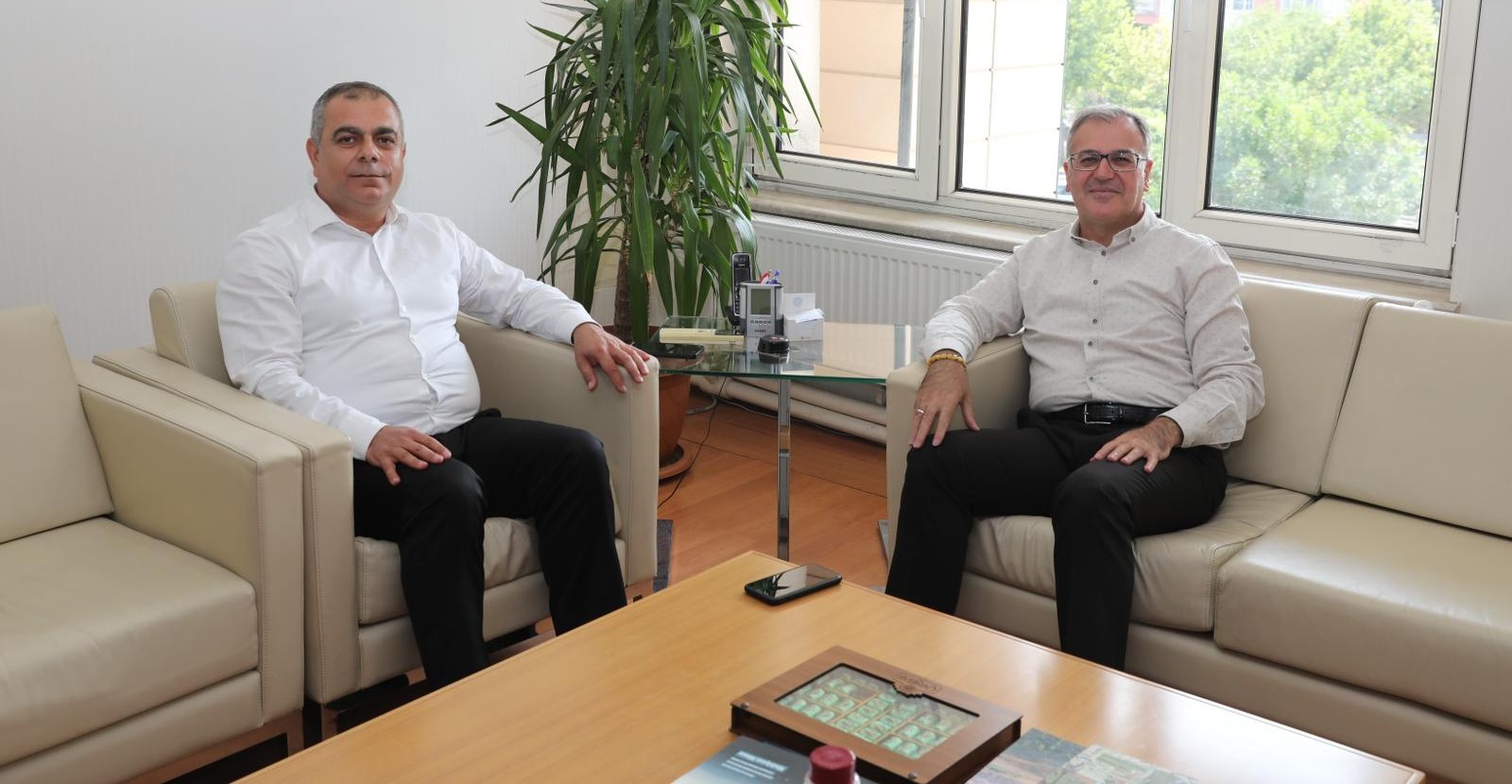 Başkan Özdoğan, KASKİ yönetimi ile Hacılar'ı değerlendirdi