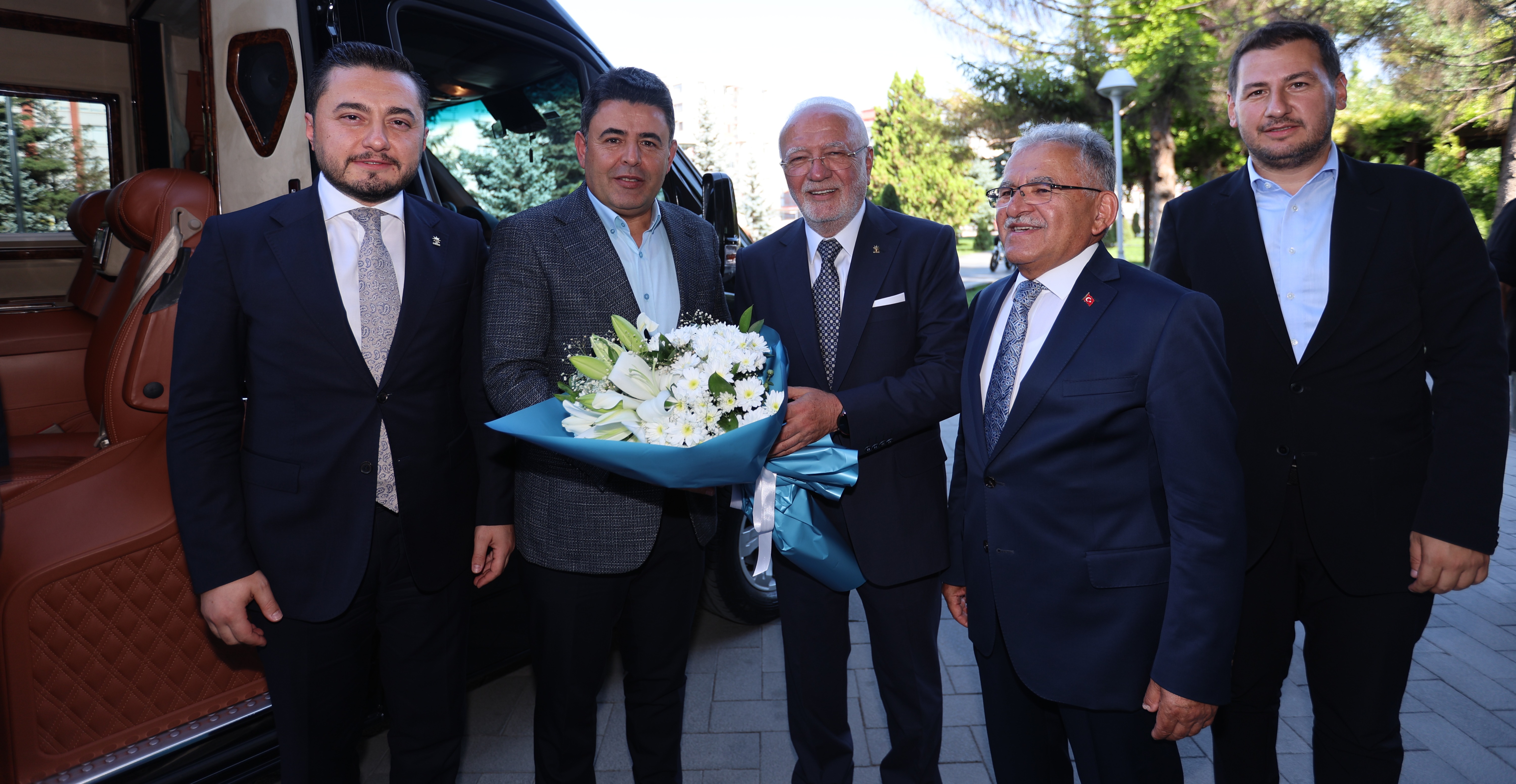 GENEL BAŞKAN VEKİLİ ELİTAŞ VE BAKAN YARDIMCISI BOYRAZ’DAN BAŞKAN BÜYÜKKILIÇ’A ZİYARET