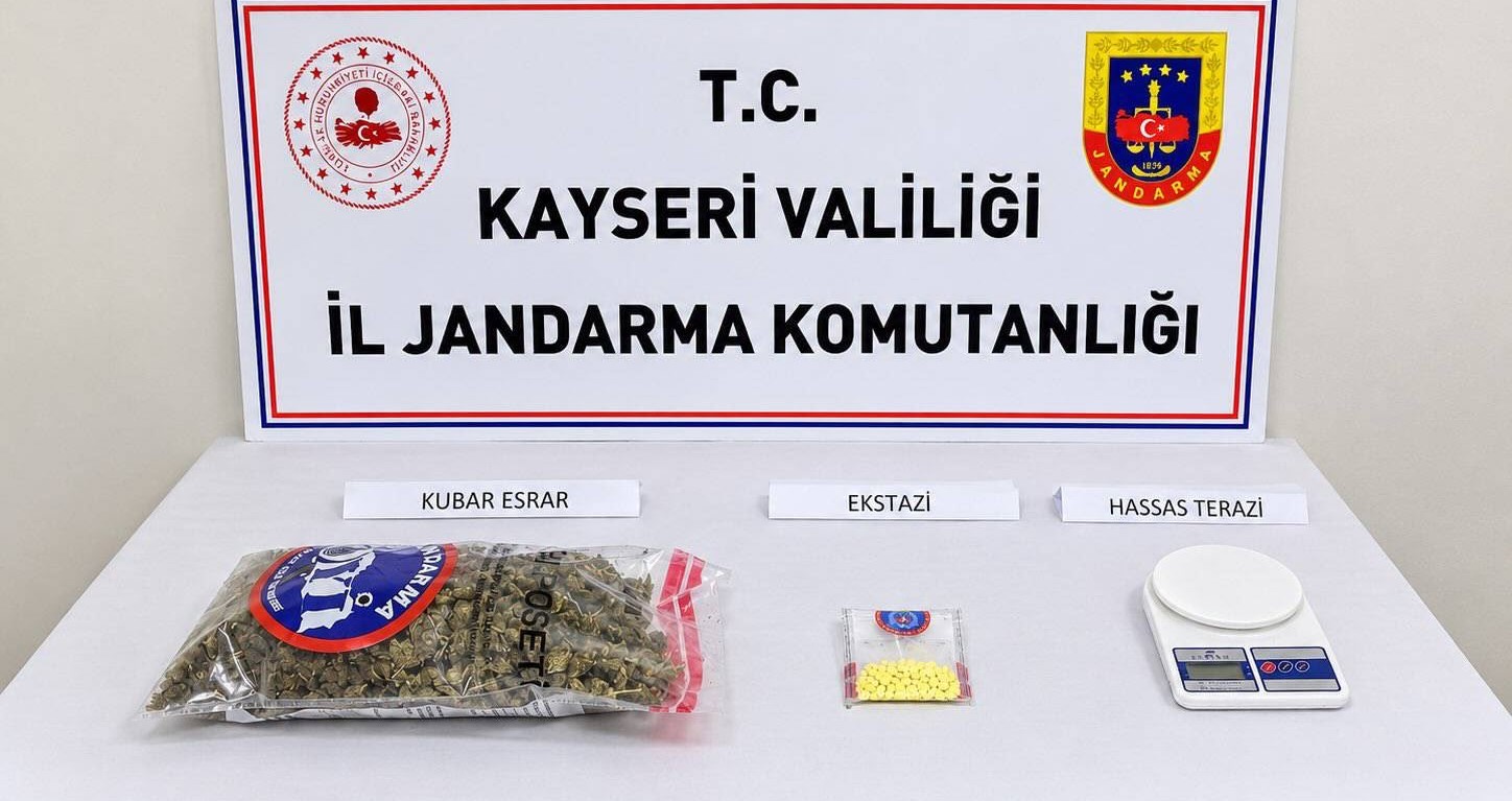 KAYSERİ’DE UYUŞTURUCU OPERASYONU: 3 GÖZALTI