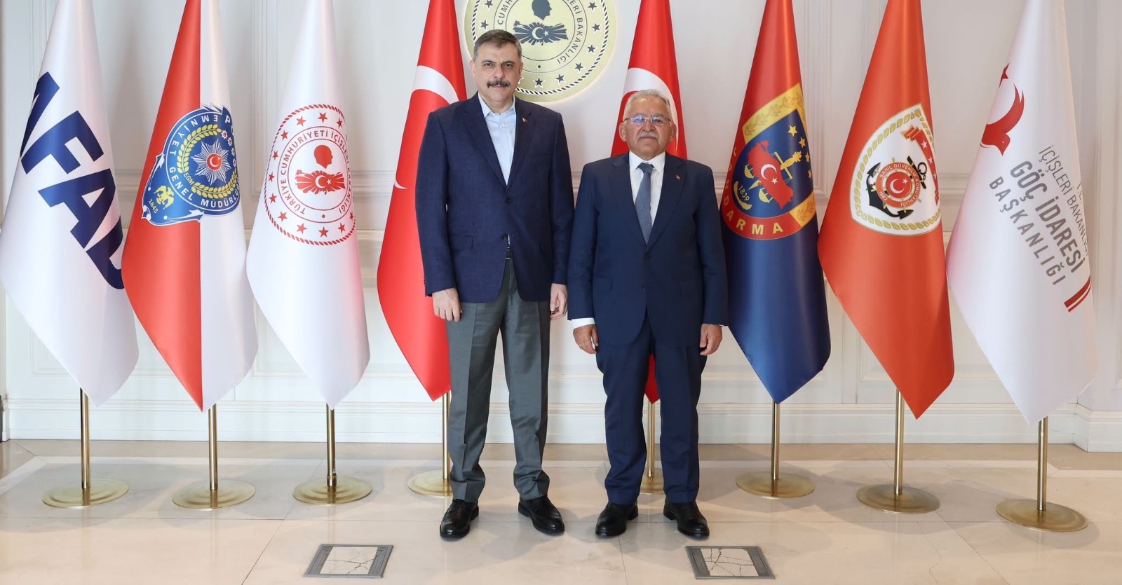 BAŞKAN BÜYÜKKILIÇ’TAN İÇİŞLERİ BAKANI MUSTAFA ÇİFTÇİ’YE ZİYARET