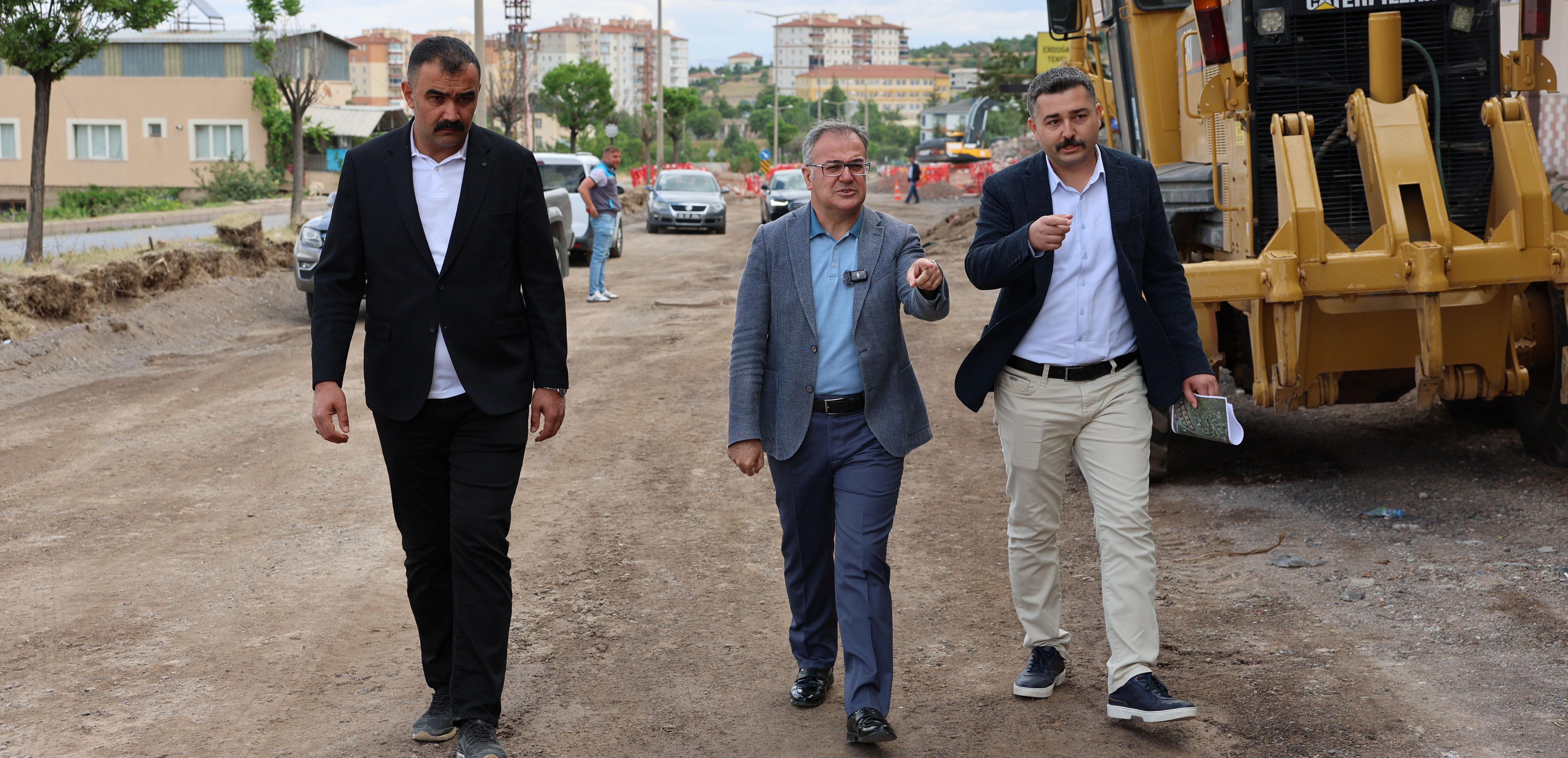 Başkan Özdoğan'dan Kayseri Caddesi'nde inceleme