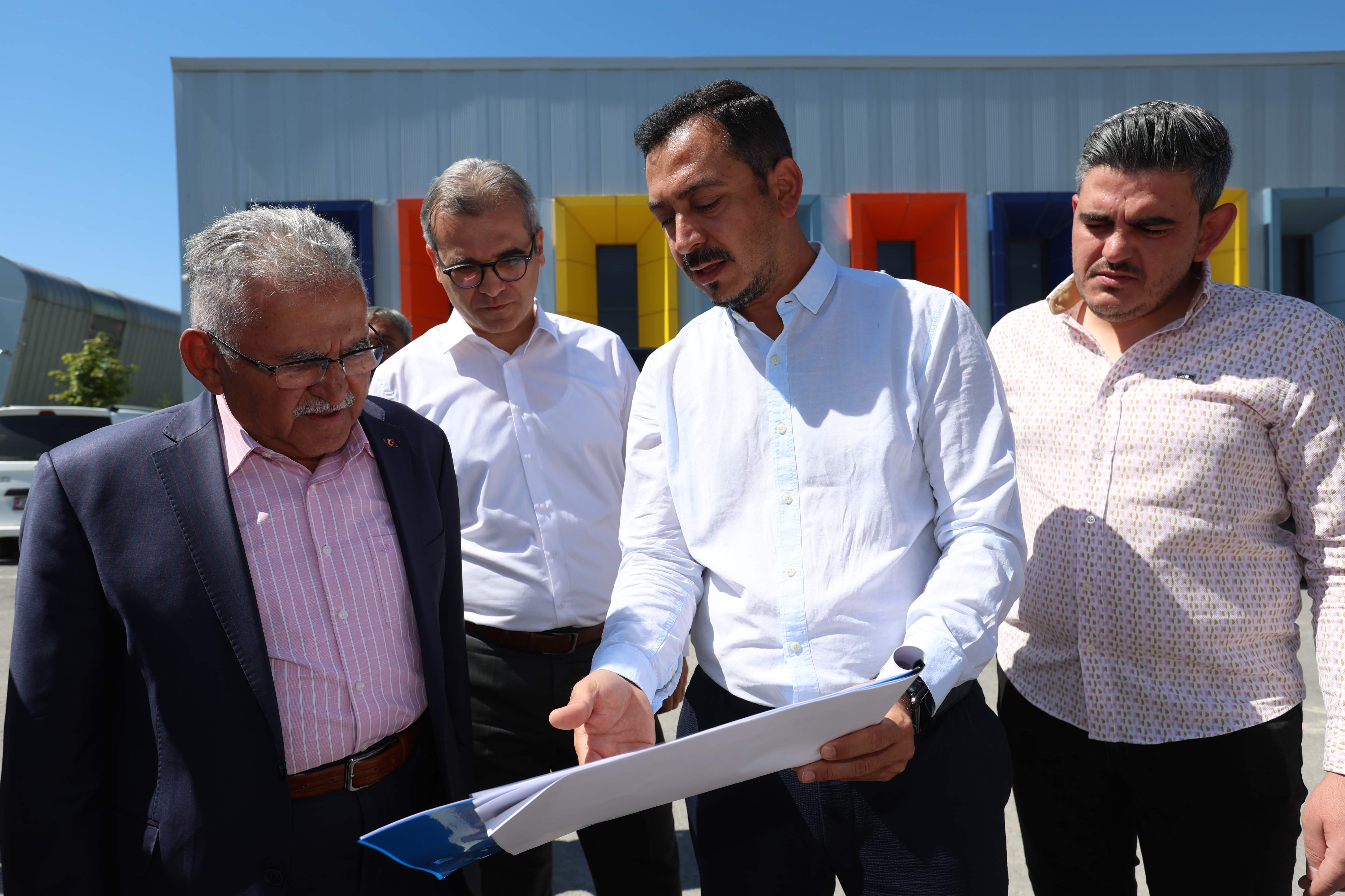 Başkan Büyükkılıç’tan sosyal sorumluluk projesi alzheimer merkezi inşaatına inceleme