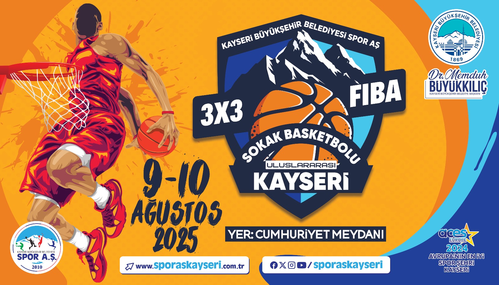BÜYÜKŞEHİR’DEN TÜRKİYE’DE BİR İLK OLACAK BASKETBOL ŞÖLENİ