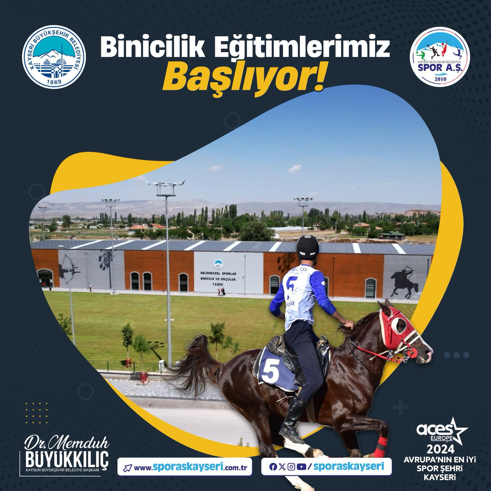 Büyükşehir spor A.Ş.’nin binicilik eğitimleri için kayıtlar başladı