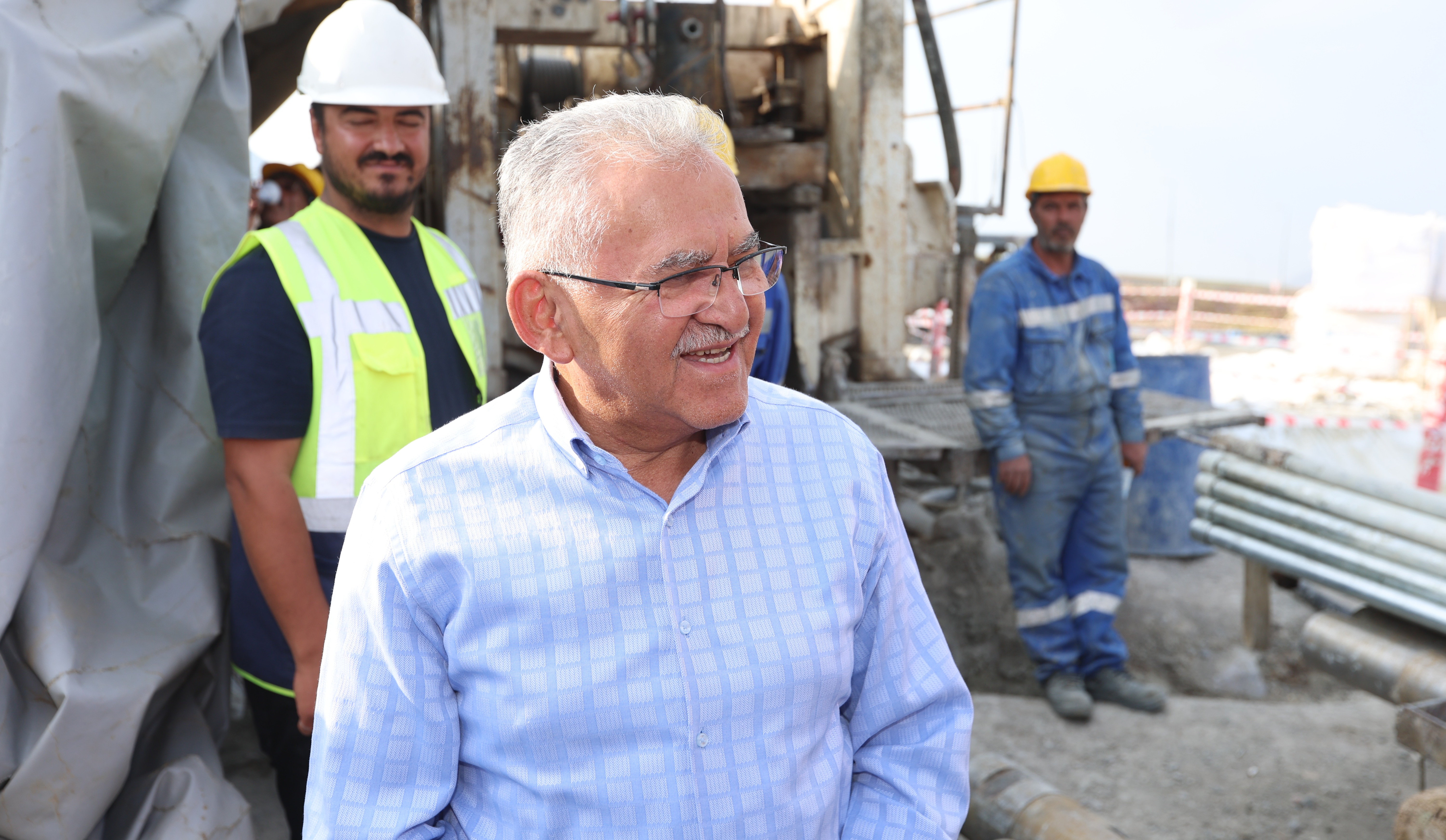 BAŞKAN BÜYÜKKILIÇ, ERCİYES’TE SICAK SU SONDAJ ÇALIŞMALARINI YERİNDE TAKİP ETTİ