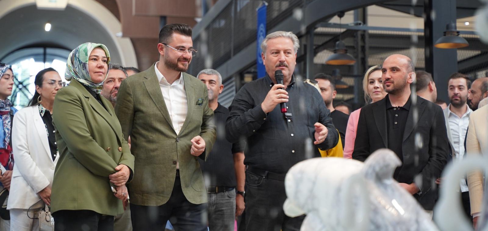 İl Başkanı Hüseyin Okandan “Çarşı Melikgazi”yi Ziyaret Etti