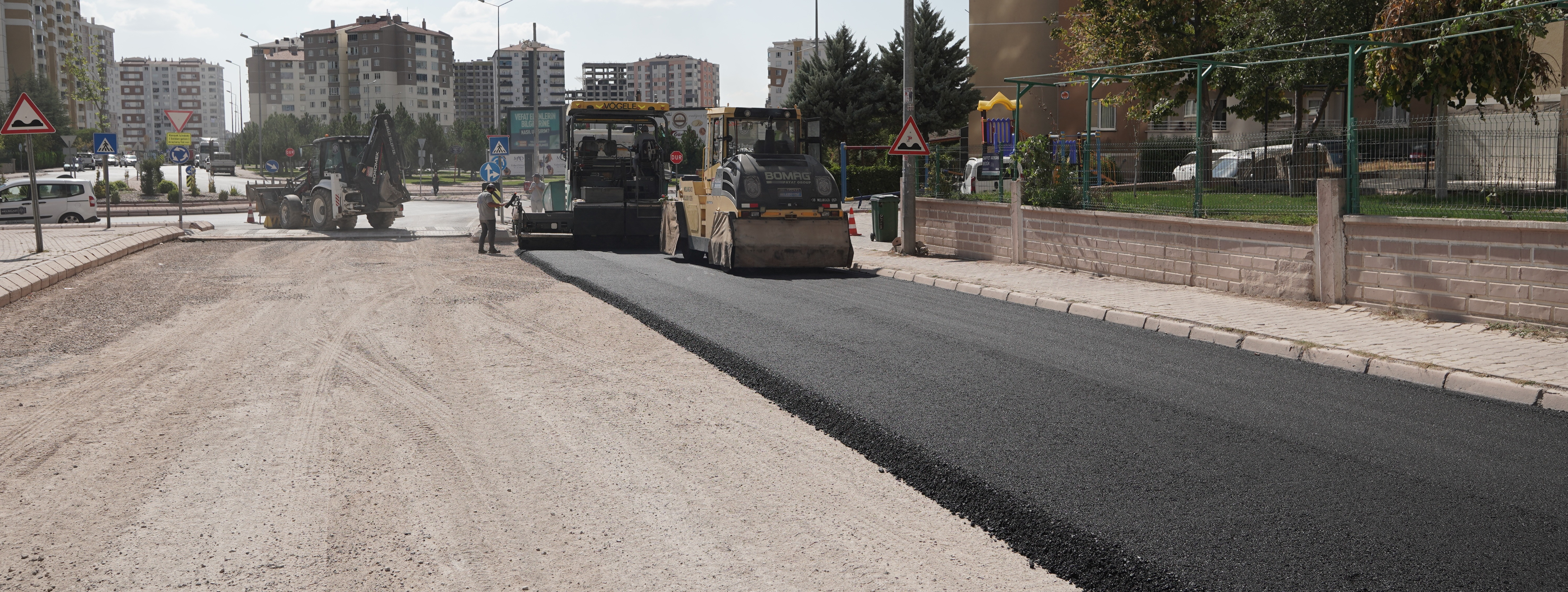 MELİKGAZİ BELEDİYESİ’NDEN İLDEM BÖLGESİ’NDE KAPSAMLI ASFALT ÇALIŞMASI