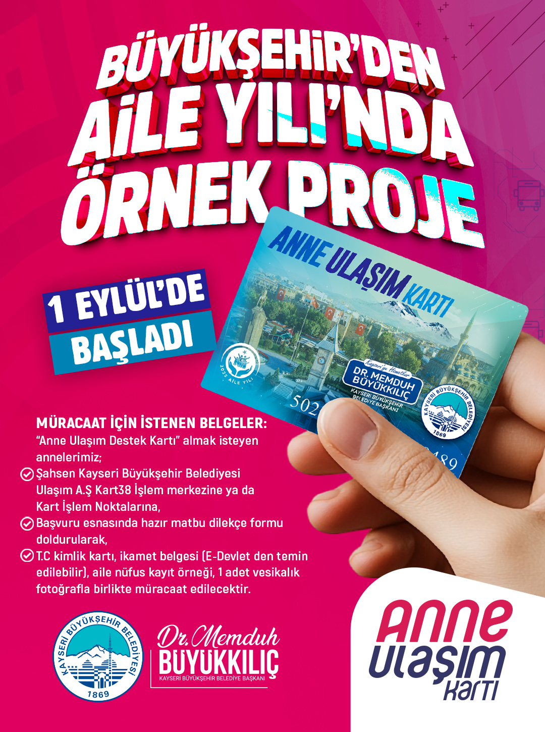 BÜYÜKŞEHİR’İN AİLEYE VE EĞİTİME TAM DESTEK PROJELERİNDE BAŞVURULAR BAŞLADI