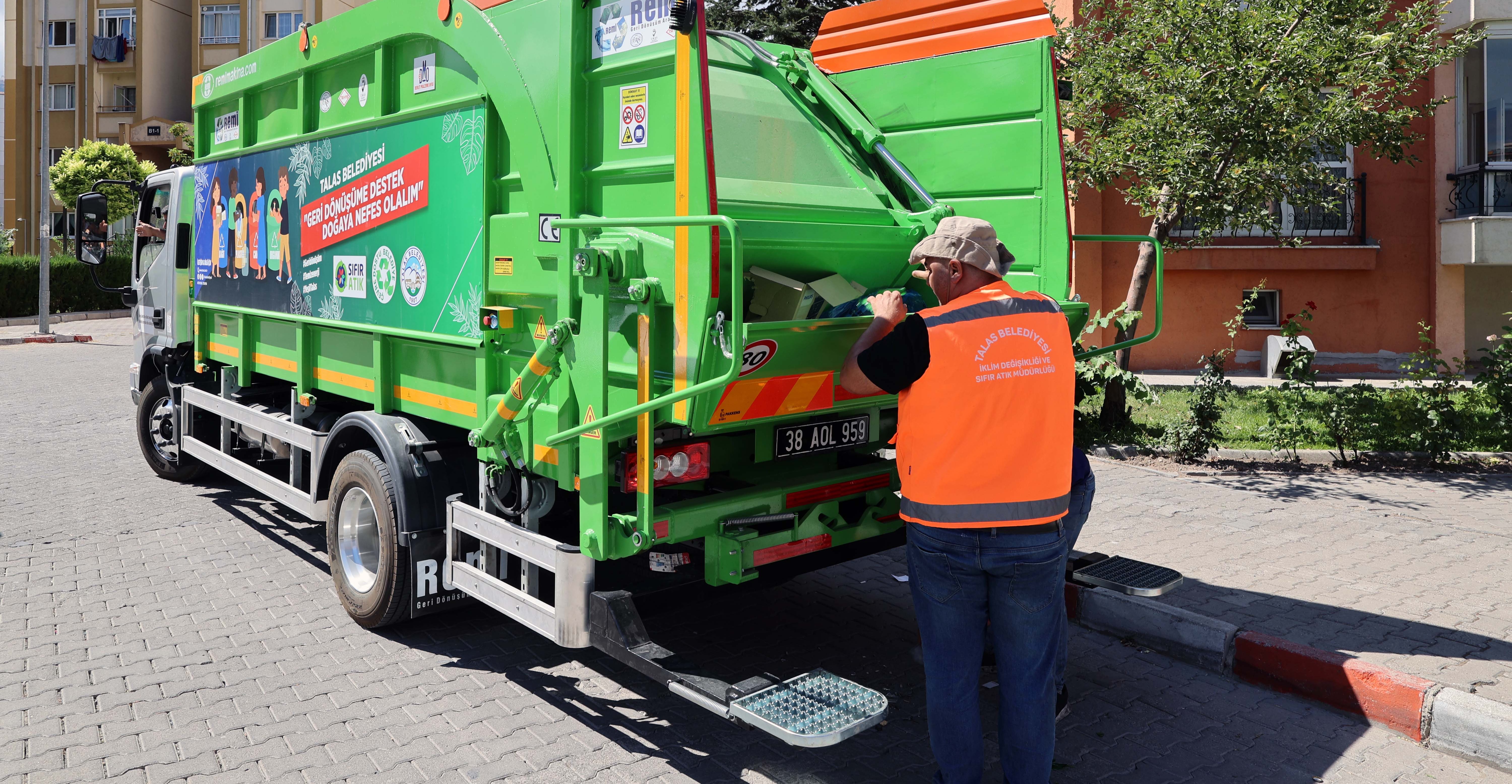 TALAS BELEDİYESİ’NDEN GERİ DÖNÜŞÜM HAMLESİ