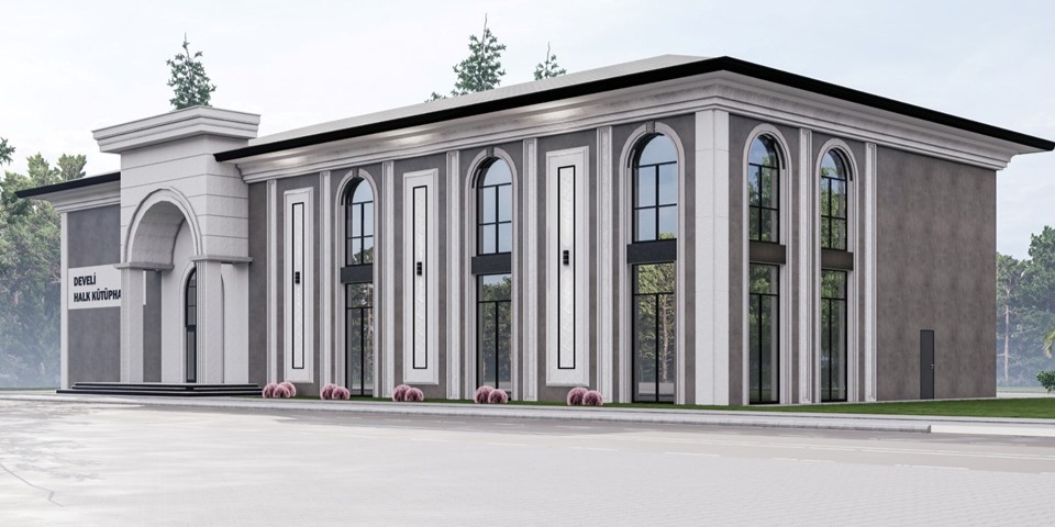 BÜYÜKŞEHİR’DEN 43 MİLYON TL’LİK YENİ BİR KÜLTÜR YUVASI: DEVELİ İLÇE HALK KÜTÜPHANESİ