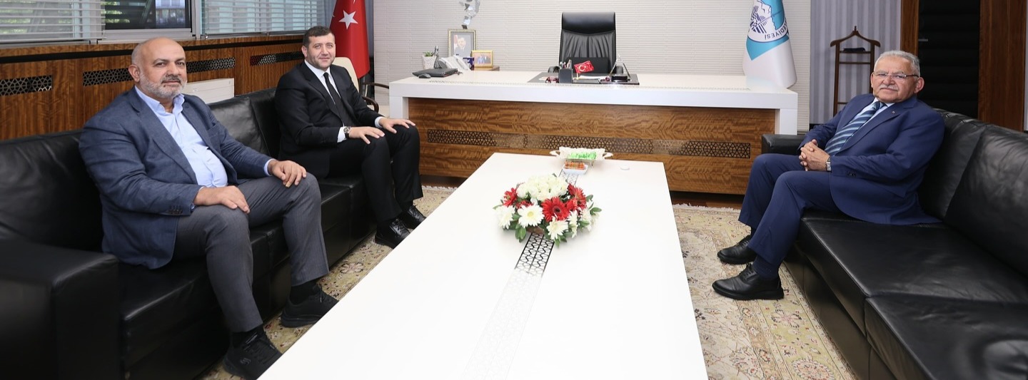 BAŞKAN BÜYÜKKILIÇ, MİLLETVEKİLİ ERSOY İLE İŞ İNSANI ÇAMLI’YI KONUK ETTİ