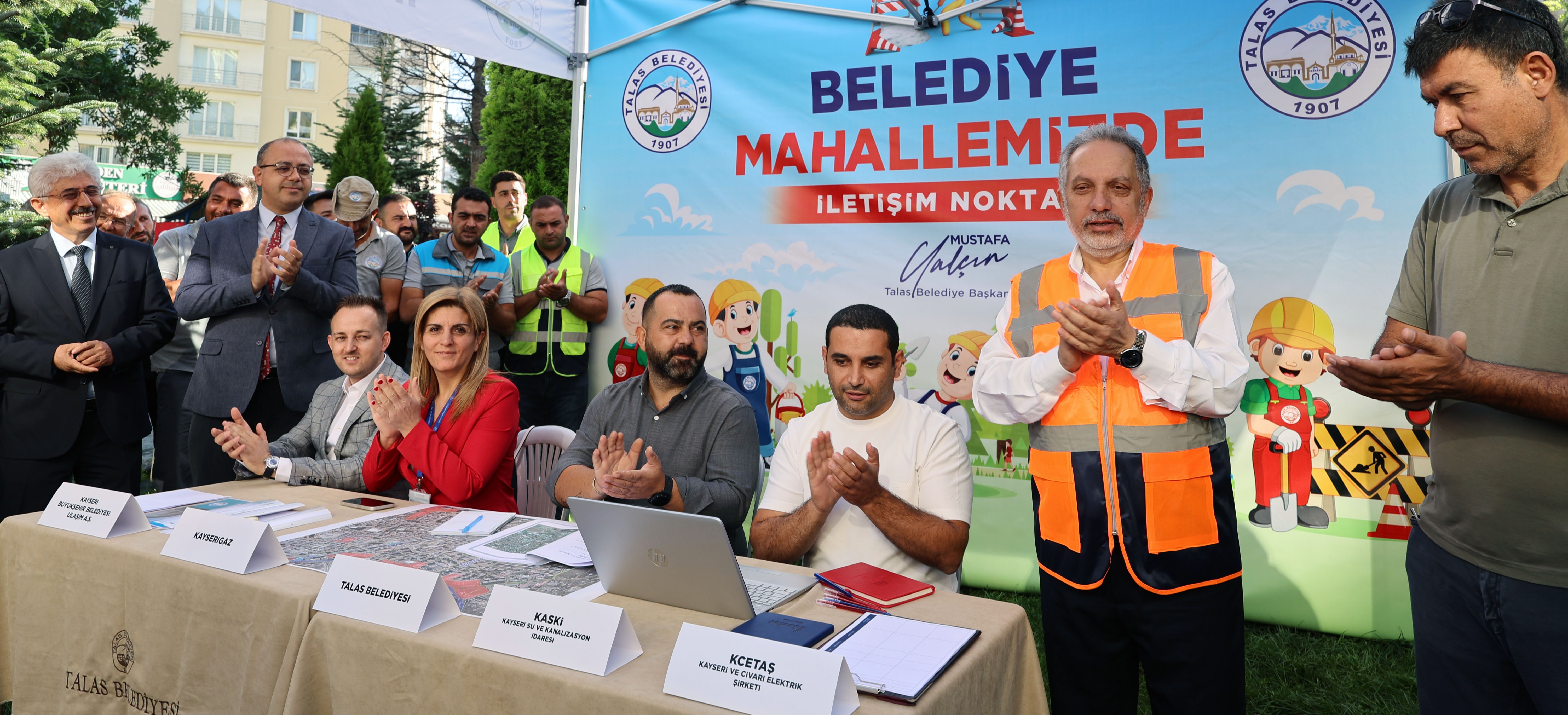 TALAS’TA HİZMET SEFERBERLİĞİ: BAHÇELİEVLER PIRIL PIRIL OLDU