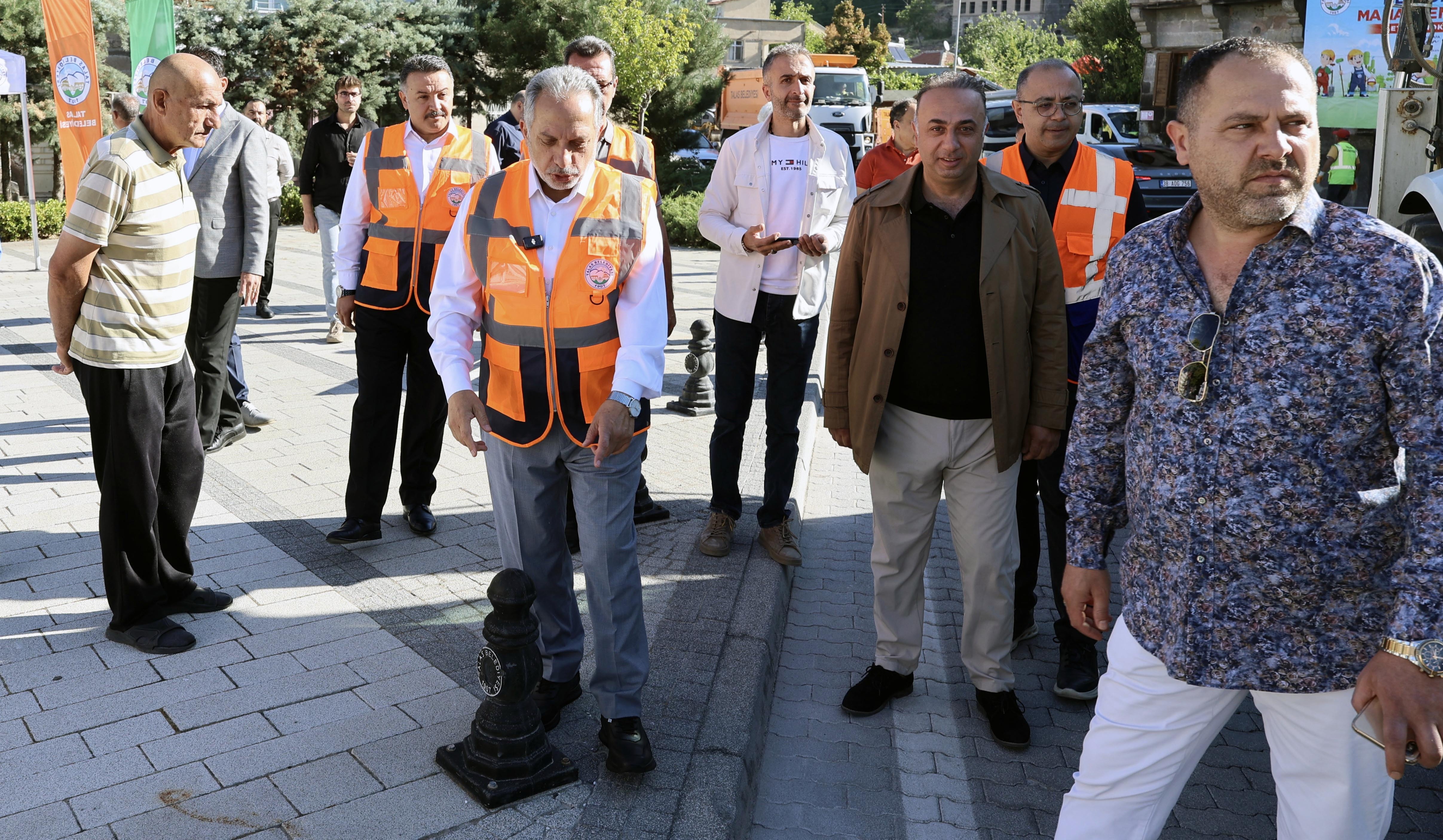 TALAS’TA 'BELEDİYE MAHALLEMİZDE' TARİHİ SOKAKLARDA