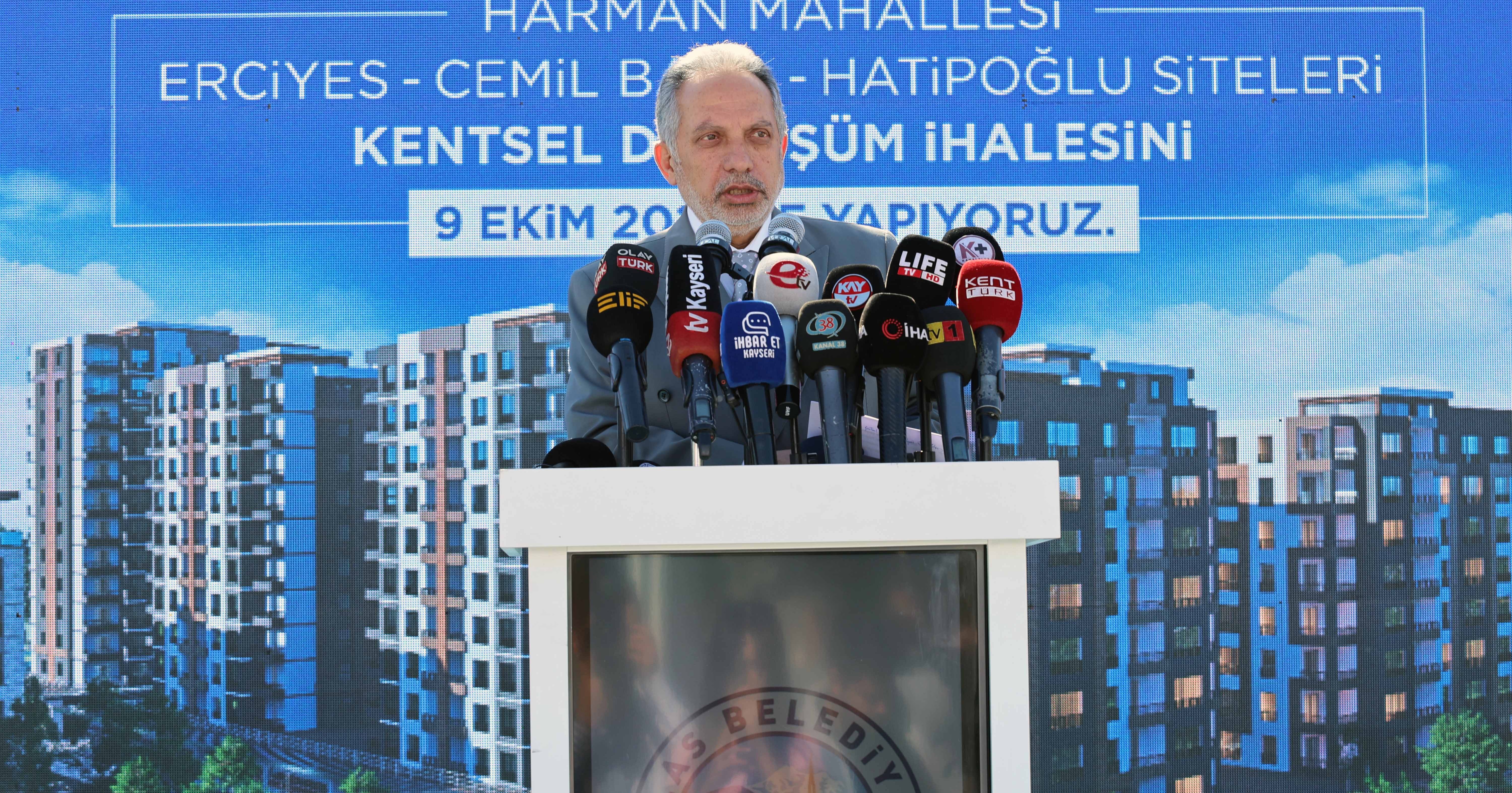 TALAS’TA KENTSEL DÖNÜŞÜMDE TARİHİ ADIM