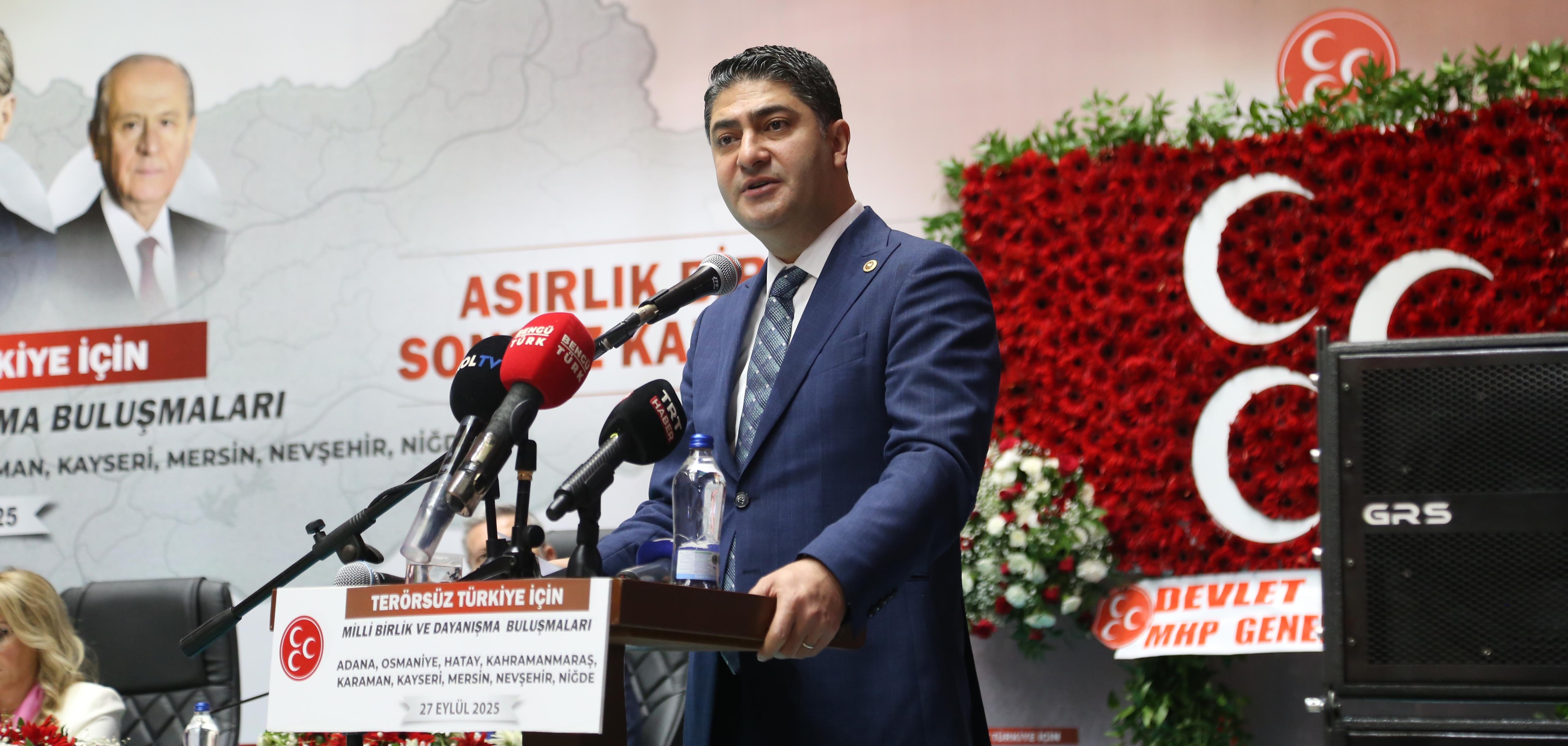 MHP’li Özdemir: Terörsüz Türkiye hedefimizdir