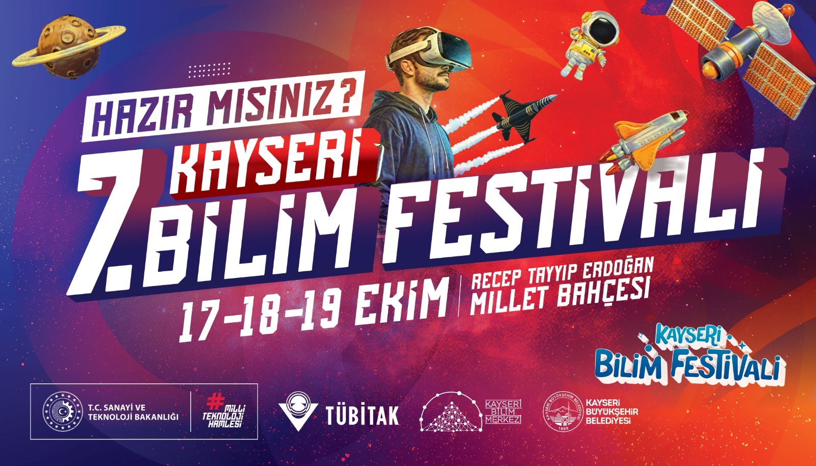 BÜYÜKŞEHİR’İN, NEFES KESECEK KAYSERİ 7’NCİ BİLİM FESTİVALİ KAPILARINI ARALIYOR