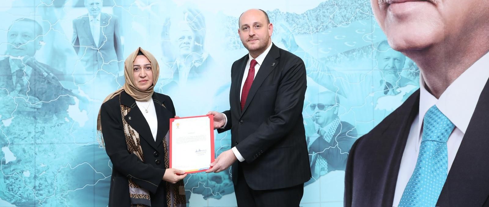 Başkan Özdoğan, Kayseri'nin ilk kadın ilçe başkanını tebrik etti