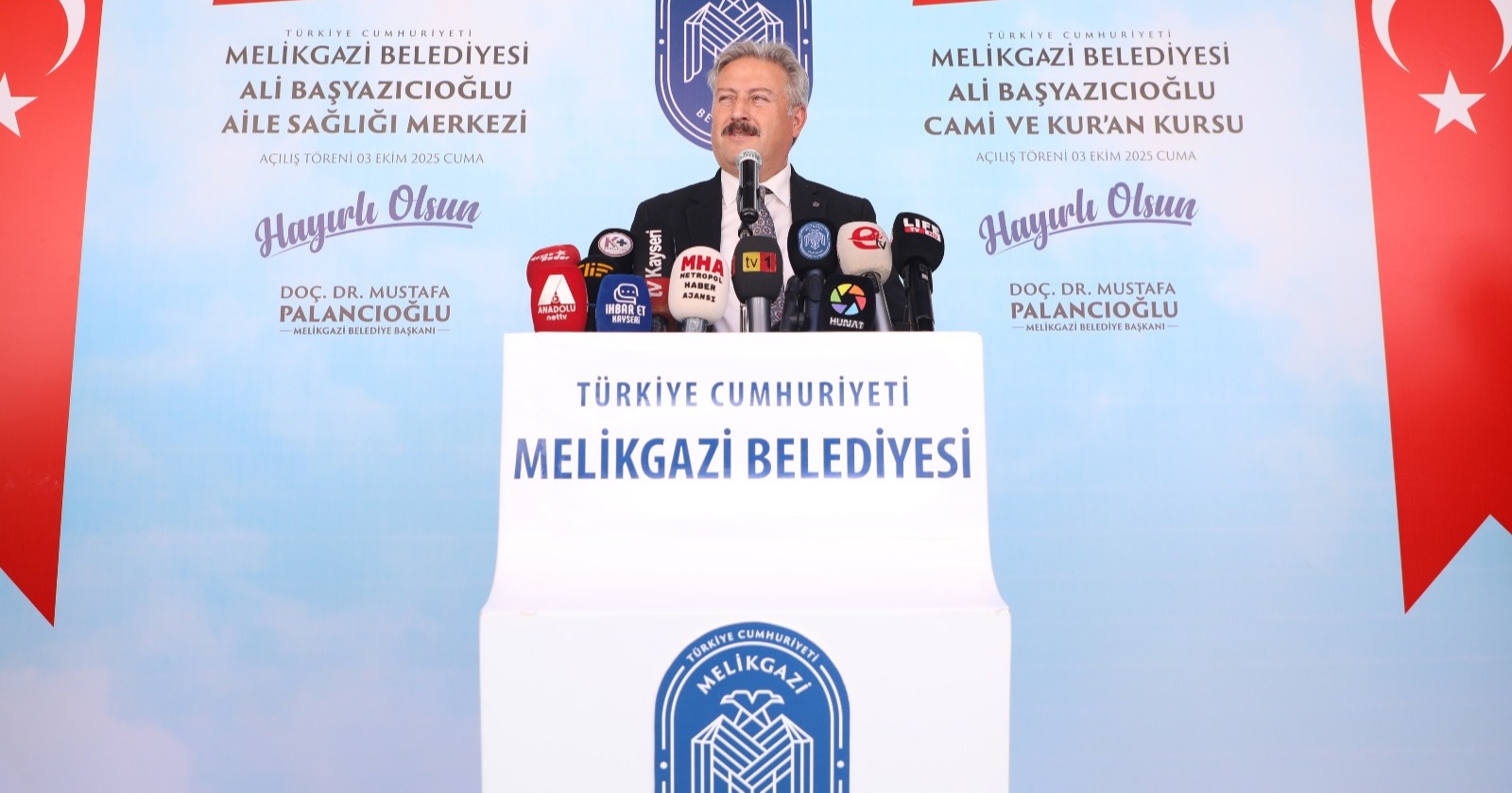 MELİKGAZİ BELEDİYESİ ALİ BAŞYAZICIOĞLU AİLE SAĞLIĞI MERKEZİ, KUR’AN KURSU VE CAMİ AÇILDI