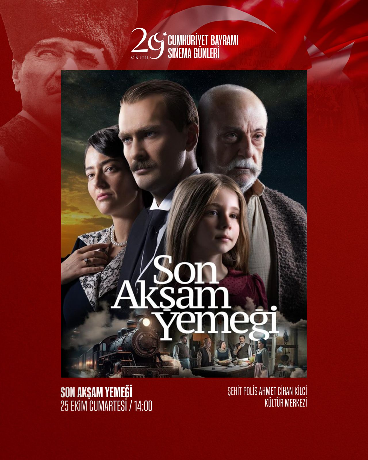 Başkan Özdoğan'dan Cumhuriyetin Işığında Sinema Günleri'ne davet
