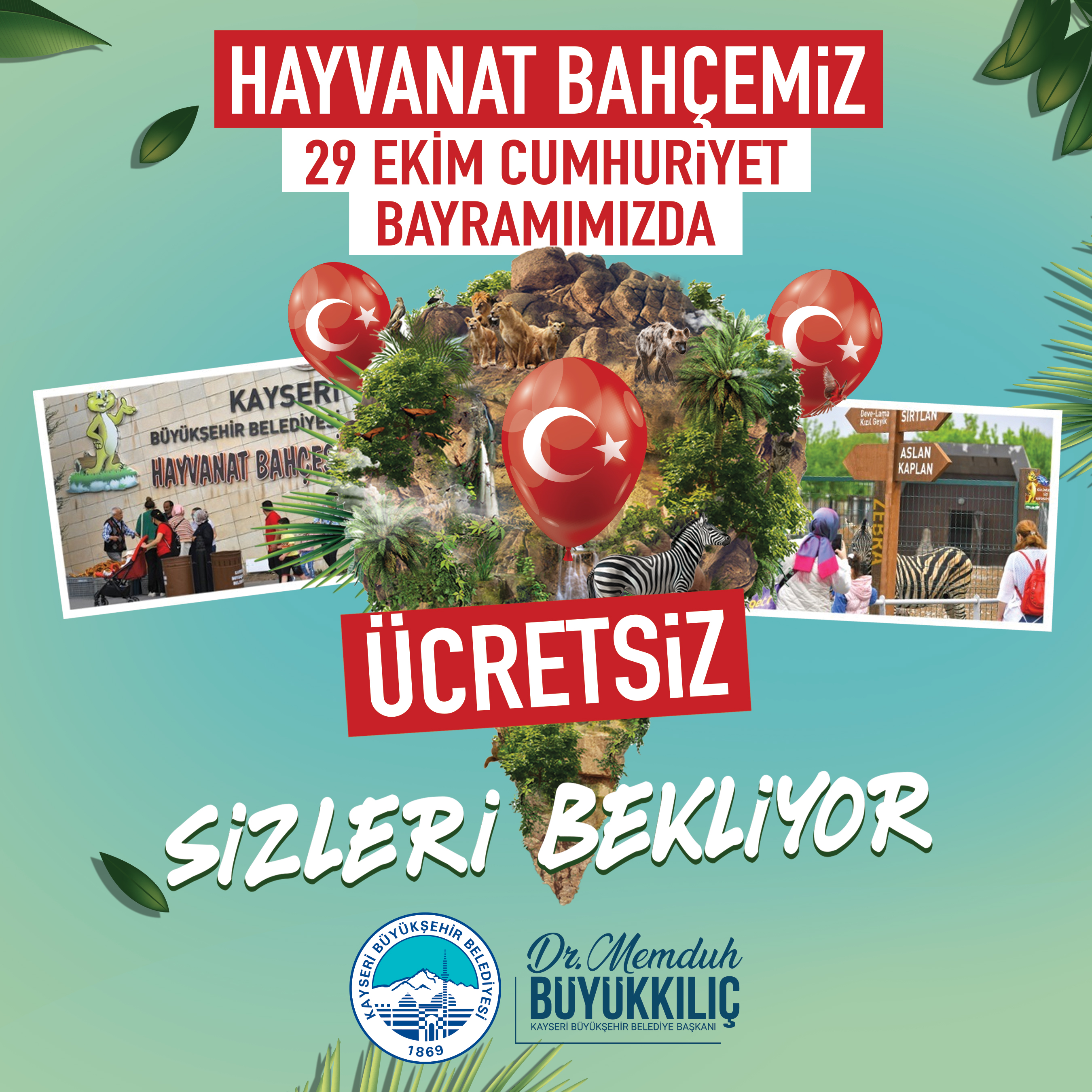 BAŞKAN BÜYÜKKILIÇ’TAN, HAYVANSEVERLERE "CUMHURİYET BAYRAMI" JESTİ