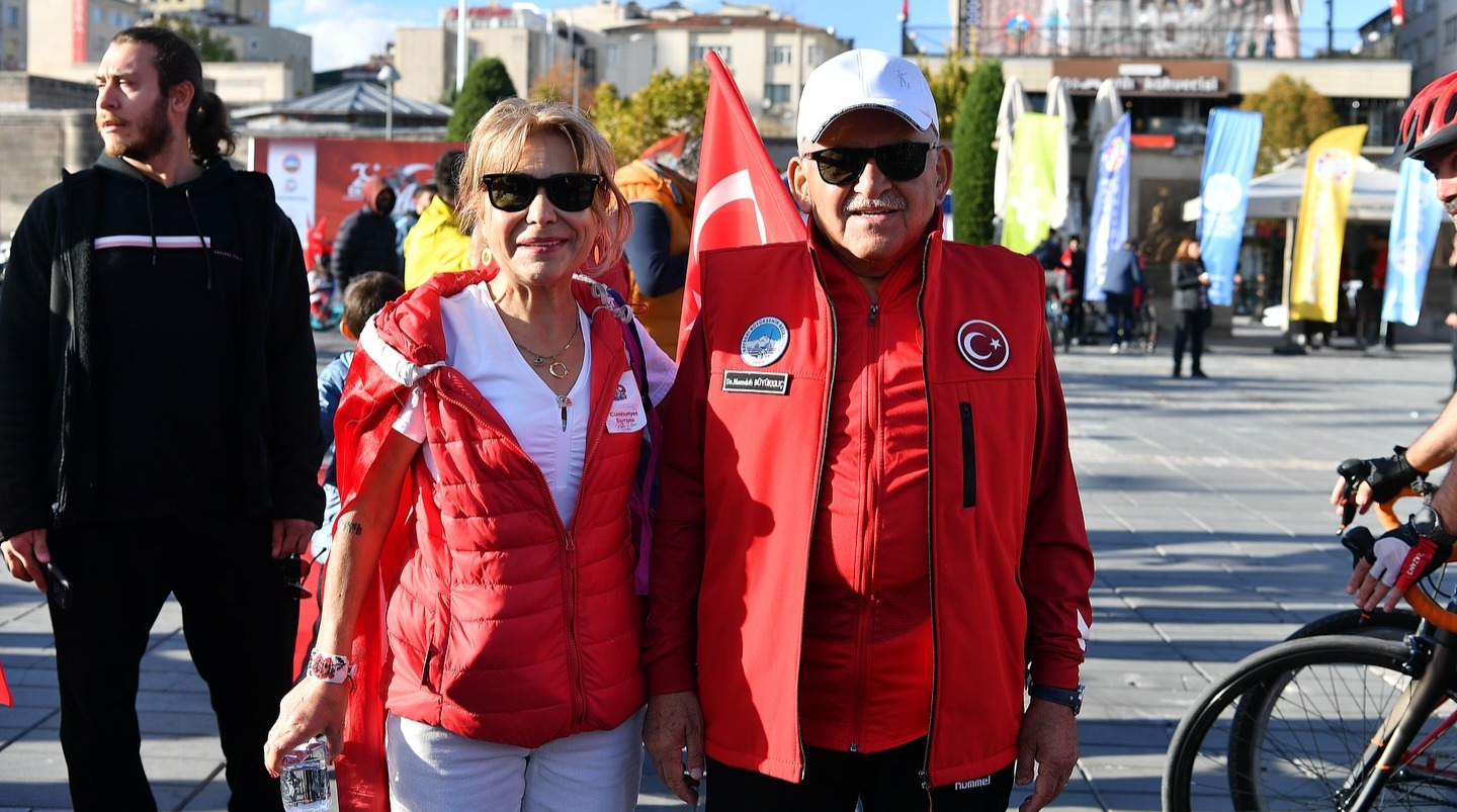 BAŞKAN BÜYÜKKILIÇ, “CUMHURİYETİN GÜCÜYLE PEDALLIYORUZ” ETKİNLİĞİNE KATILDI