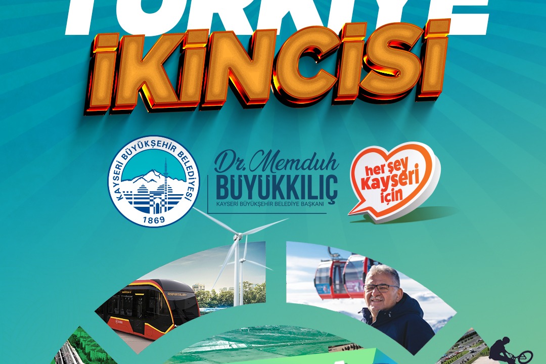 KAYSERİ BÜYÜKŞEHİR, YATIRIMDA TÜRKİYE İKİNCİSİ