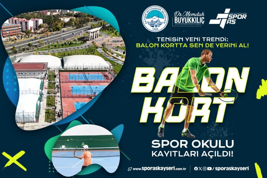 Spor A.Ş., Millet Bahçesi tenis spor okulu 2. güz dönemi kayıtlarını başlattı