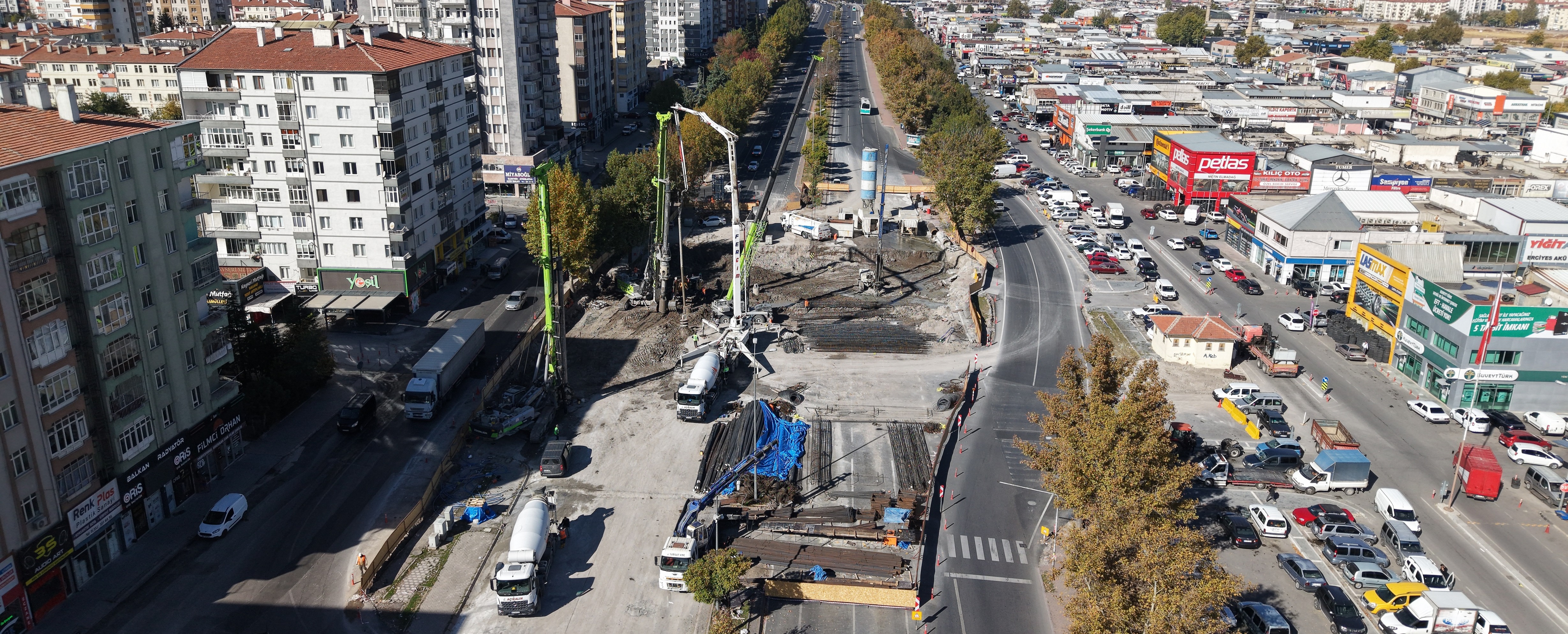BAŞKAN BÜYÜKKILIÇ: “DSİ-YENİ SANAYİ KATLI KAVŞAK PROJESİ’NDE HUMMALI ÇALIŞMAMIZ SÜRÜYOR”