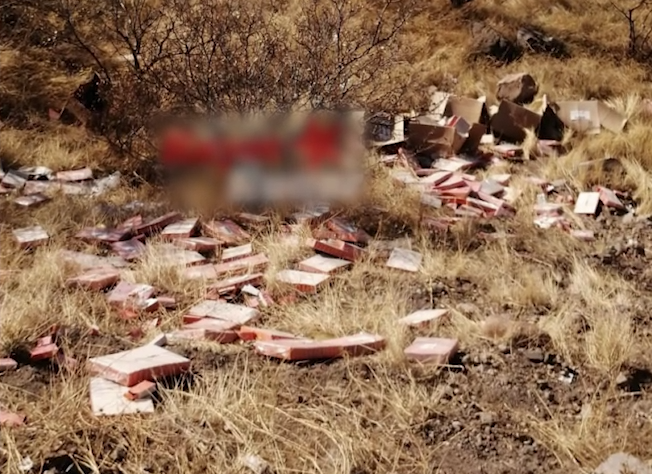 Tıbbi Atıkları Yol Kenarına Bırakan Şahıs Yakalandı