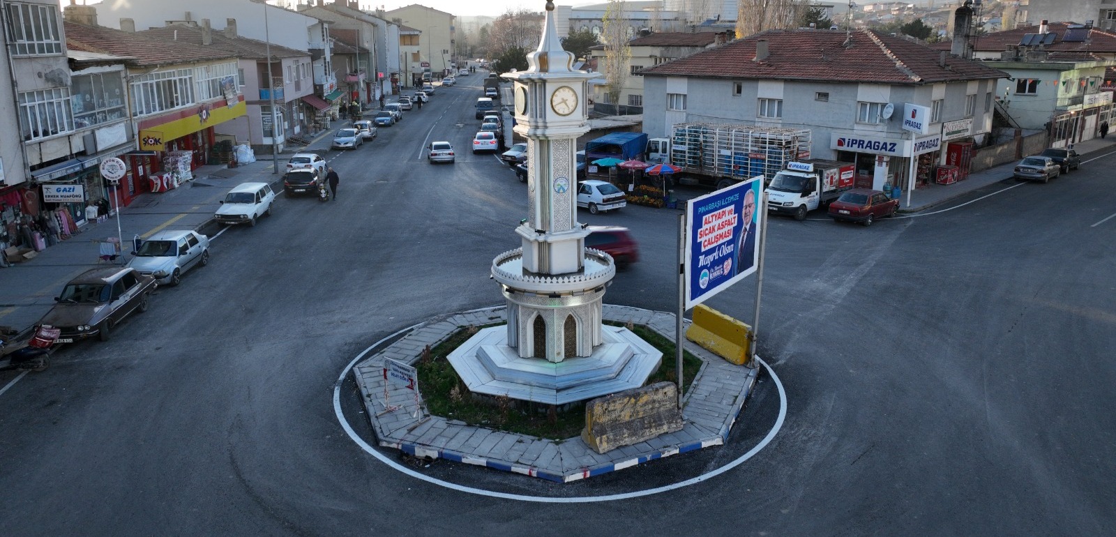 BAŞKAN BÜYÜKKILIÇ: “PINARBAŞI MERKEZE 50 MİLYON TL’LİK ASFALT YATIRIMI YAPIYORUZ”