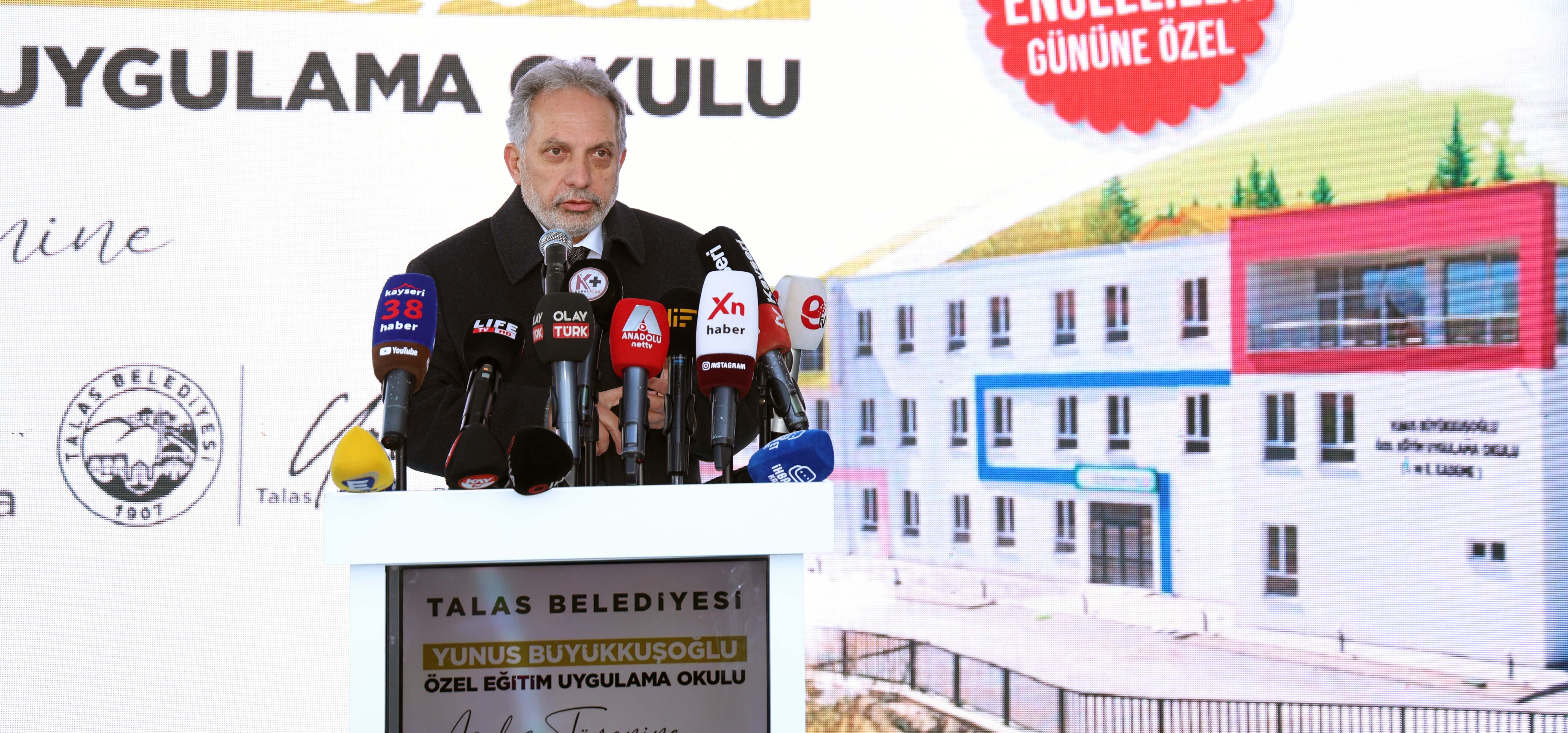 “TALAS'A BU KADAR İYİ BAKTIĞI İÇİN YALÇIN BAŞKAN'A TEŞEKKÜR EDERİM”