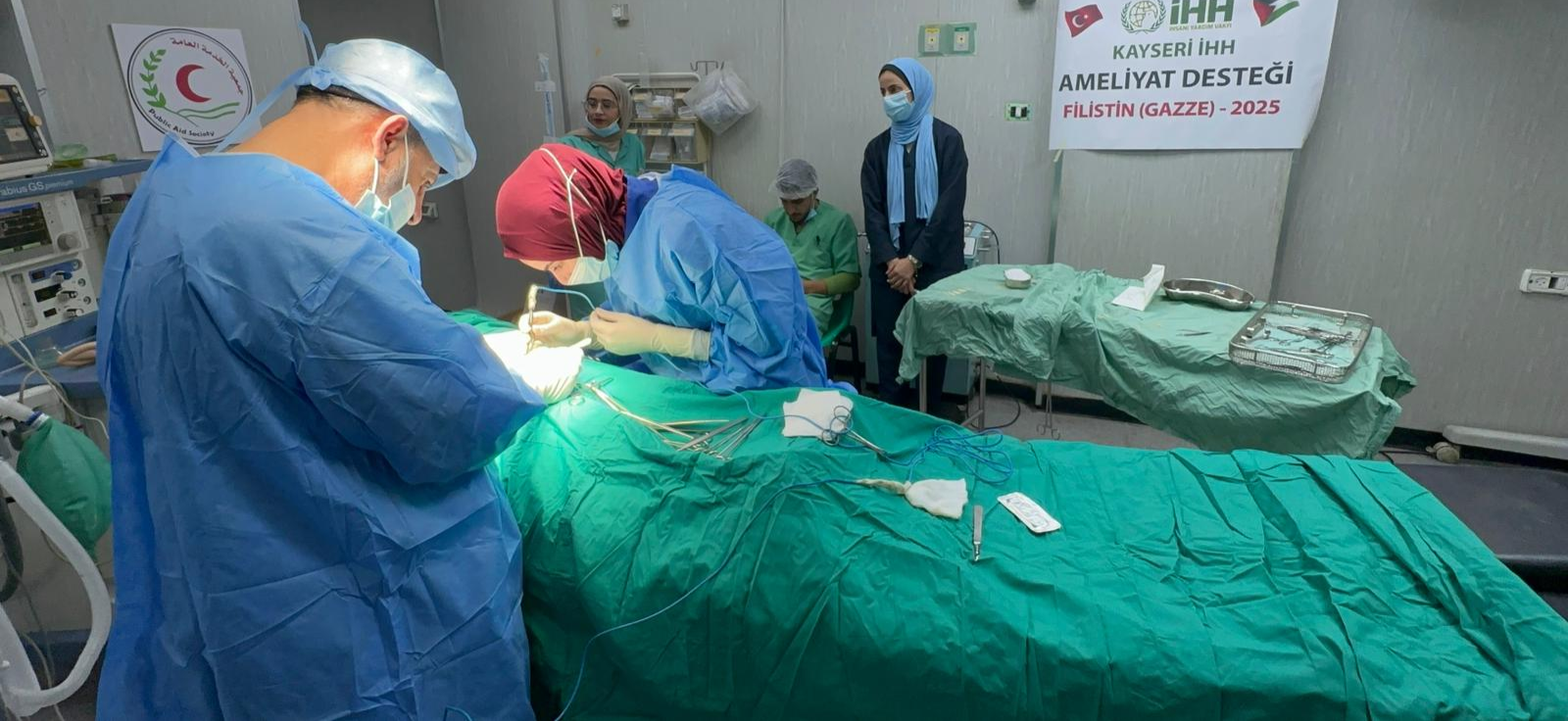 Kayseri İHH, Gazze’nin Kuzeyindeki Hastanelerde Yapılan Ameliyatlara Sponsor Oldu  