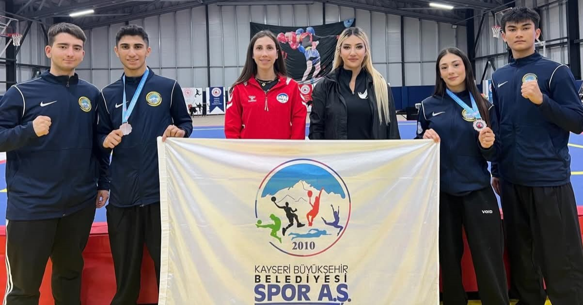 Kayserili sporcular 8 madalya kazandı