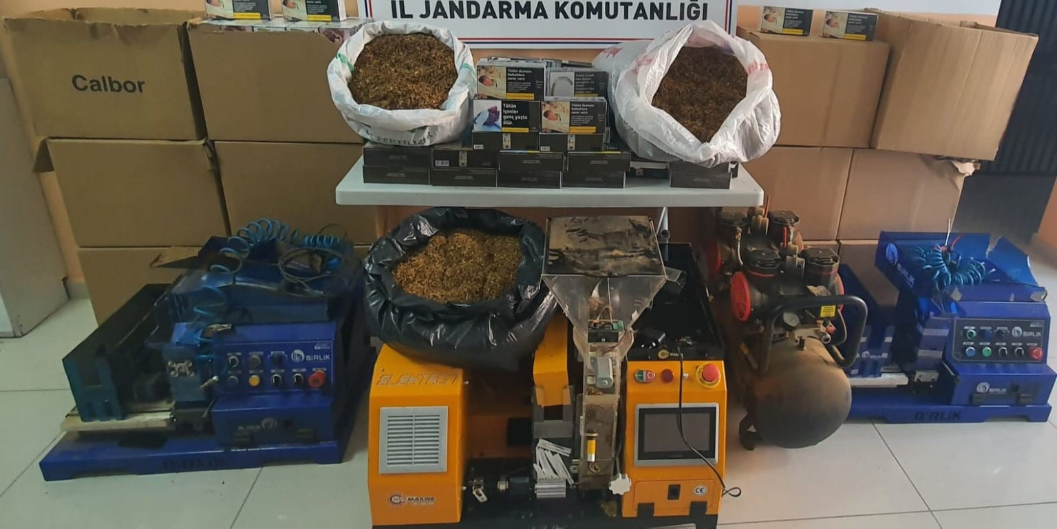 Kayseri’de kaçak tütün operasyonu: 2 gözaltı