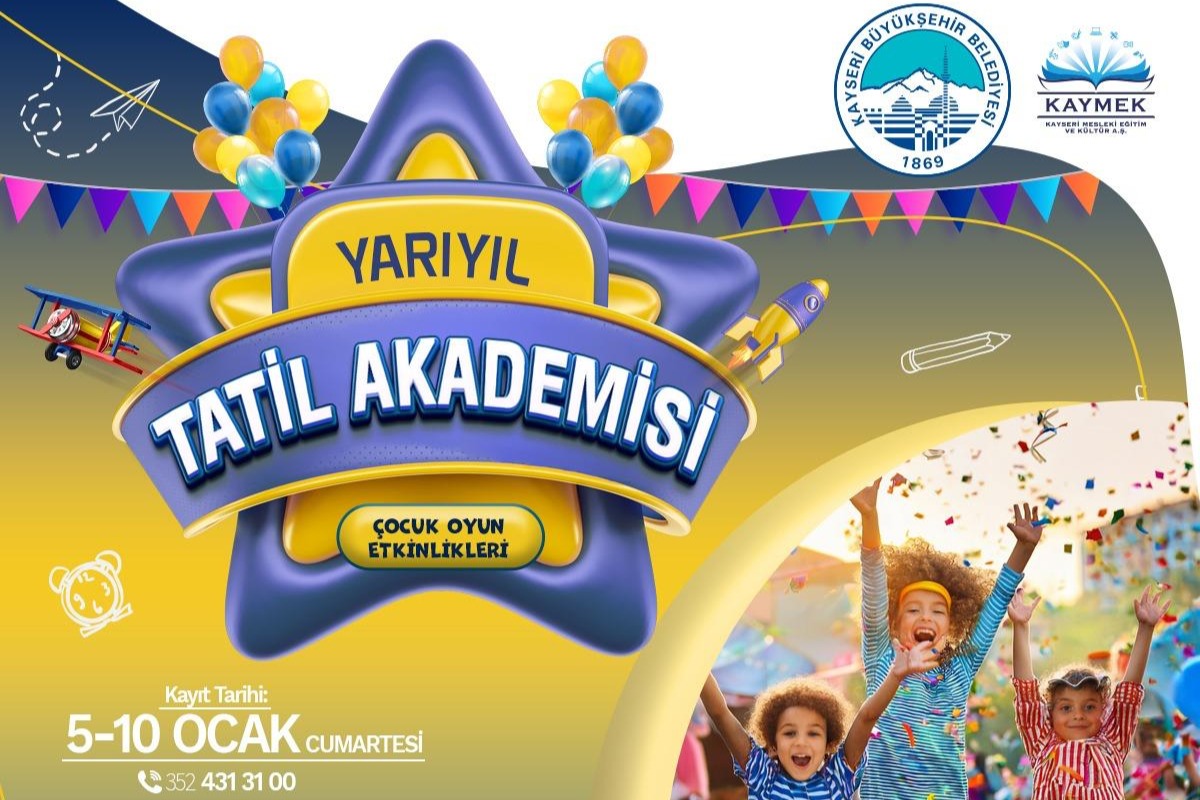 BÜYÜKŞEHİR KAYMEK’TEN YARIYIL TATİL AKADEMİSİ