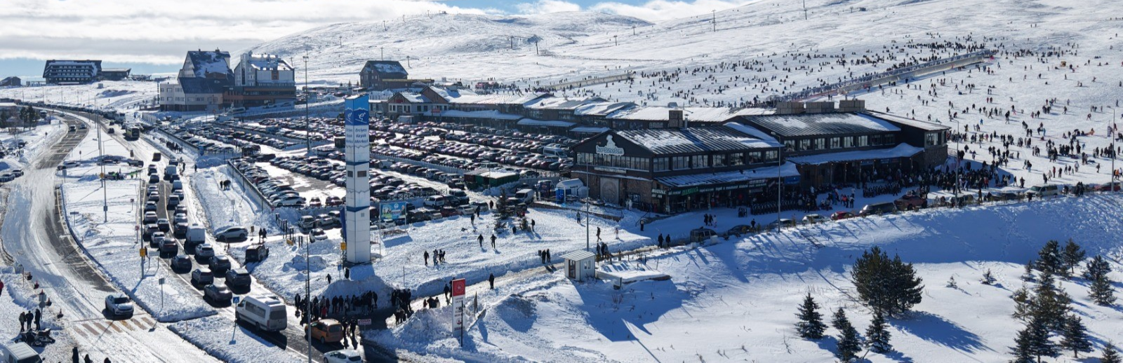 Erciyes’te hafta sonu yoğunluğu