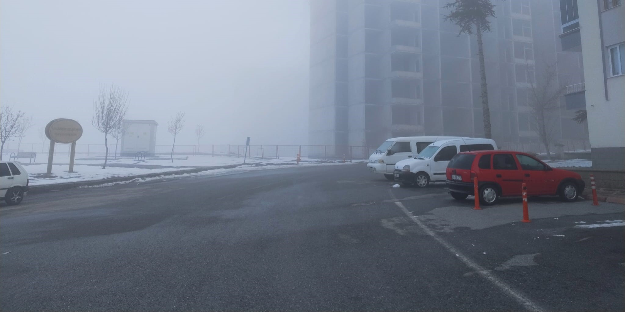 Kayseri’de yoğun sis etkili oldu