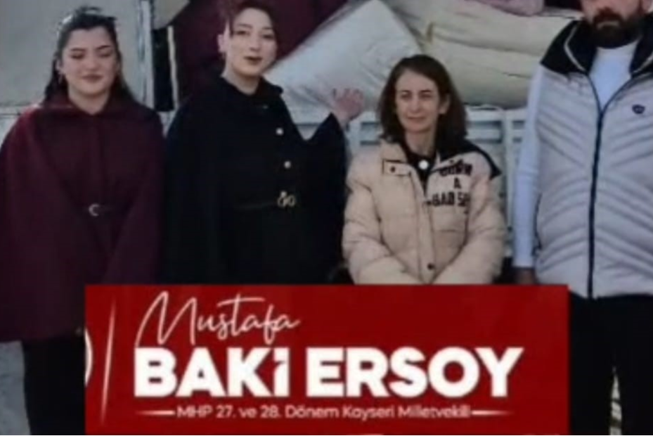 Kayseri'de ihtiyaç sahibi aileye yardım 