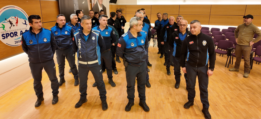 BÜYÜKŞEHİR ZABITASINA, TOPLUMSAL OLAYLARA MÜDAHALE EĞİTİMİ