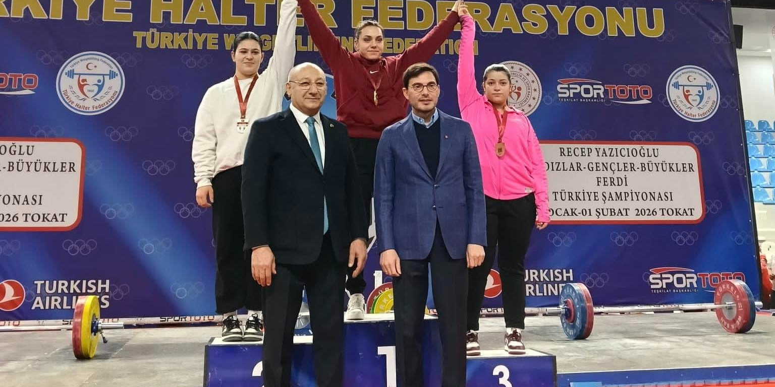 Kayserili sporcu halterde Türkiye şampiyonu oldu