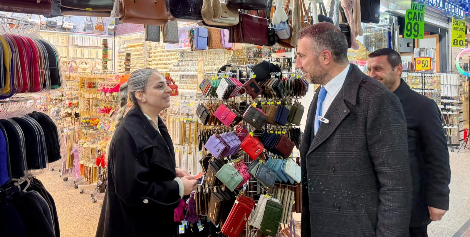 SP’den çarşı esnafına ziyaret
