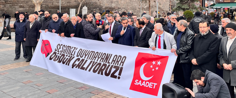 SP İl Başkanı Erdal Altun: Bugün düdük çalıyoruz, çünkü enkaz altında kalmak istemiyoruz