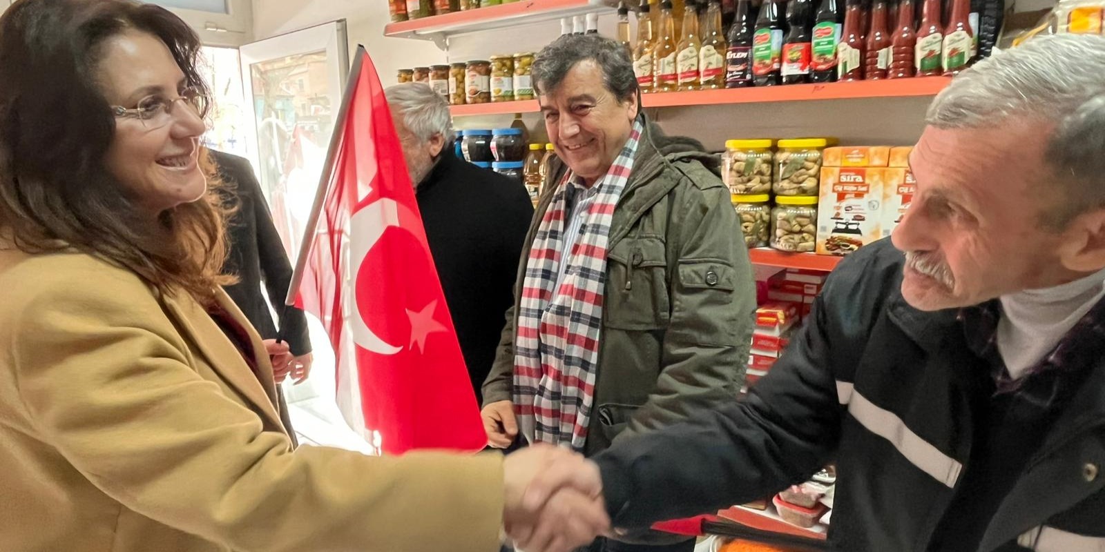 CHP İl Başkanı Özer’den Yahyalı’da esnaf ziyareti